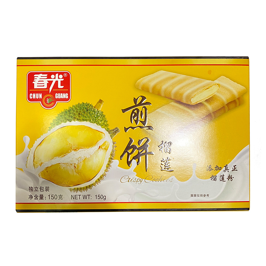 중국식품 춘광 두리안맛 전병과자 150g