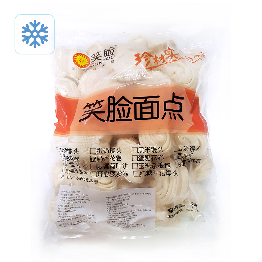 냉동 중국식품 성신꽃빵 1.5kg