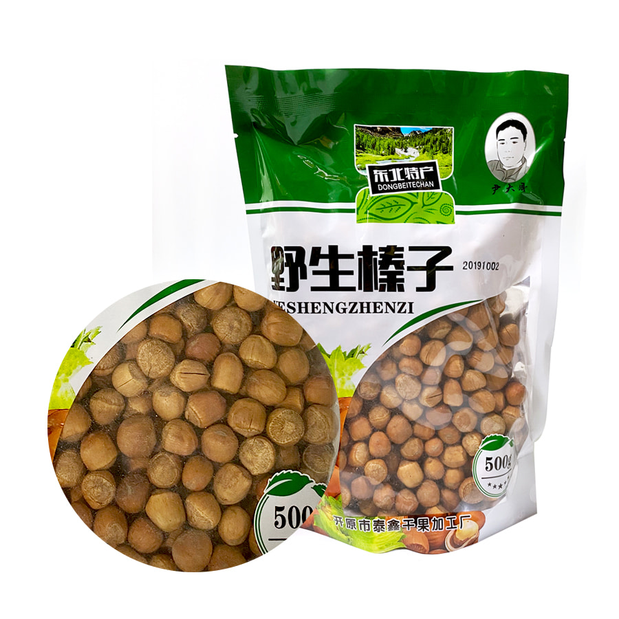 중국식품 견과류 볶은 개암 깨금(작은알) 볶음 500g