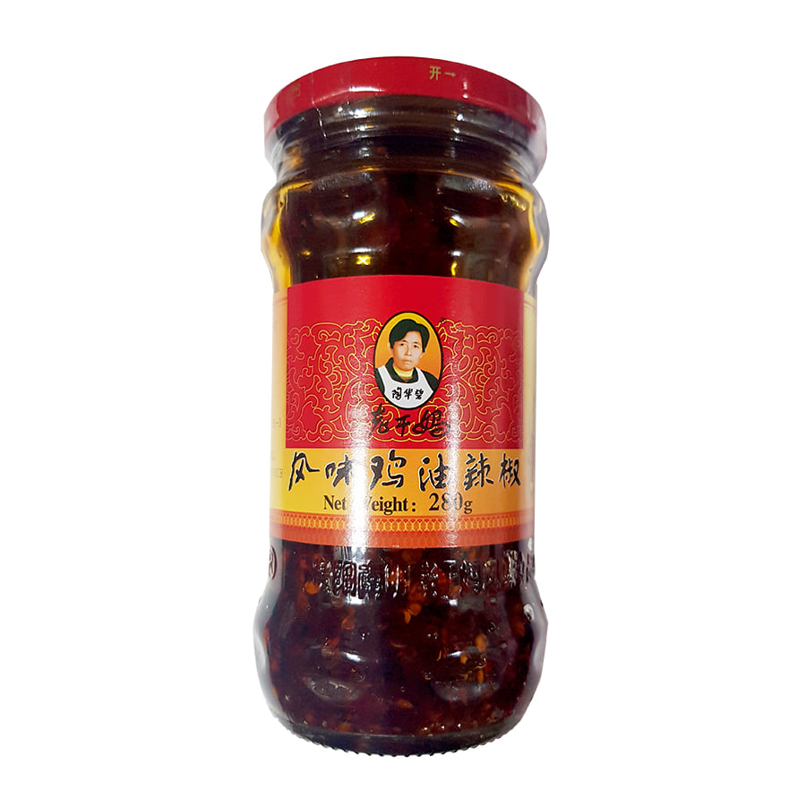 중국식품 라오깐마 노깐마 닭고기맛 고추기름양념 조미료 280g