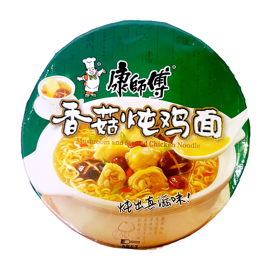 중국식품 캉스푸 버섯닭조림 중국라면 컵라면 101g