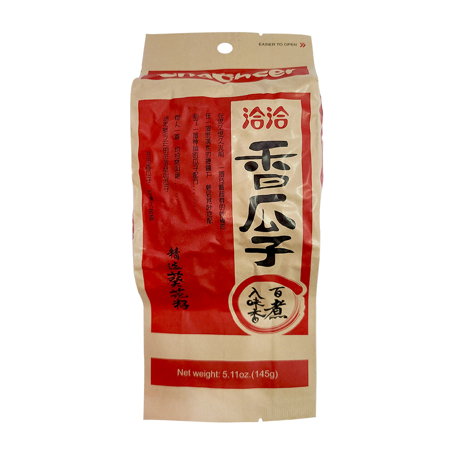 중국식품 챠챠 해바라기씨(오향맛) 꽈즈 간식 고소한 해바라기씨 145g