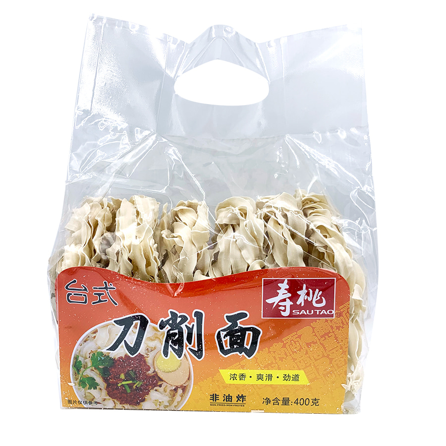 중국식품 대만칼국수(넓) 도삭면 건면 중국국수 400g