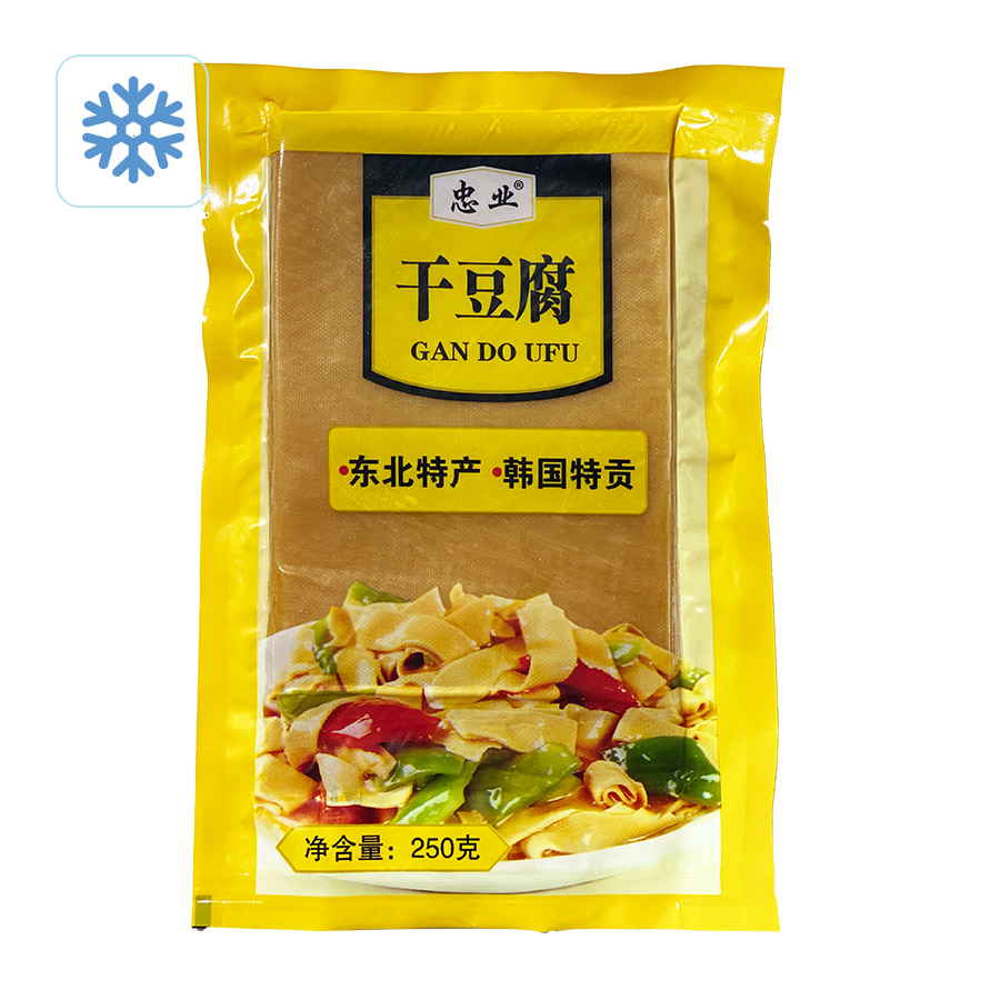 [냉동] 중국식품 냉동건두부 포두부 250g