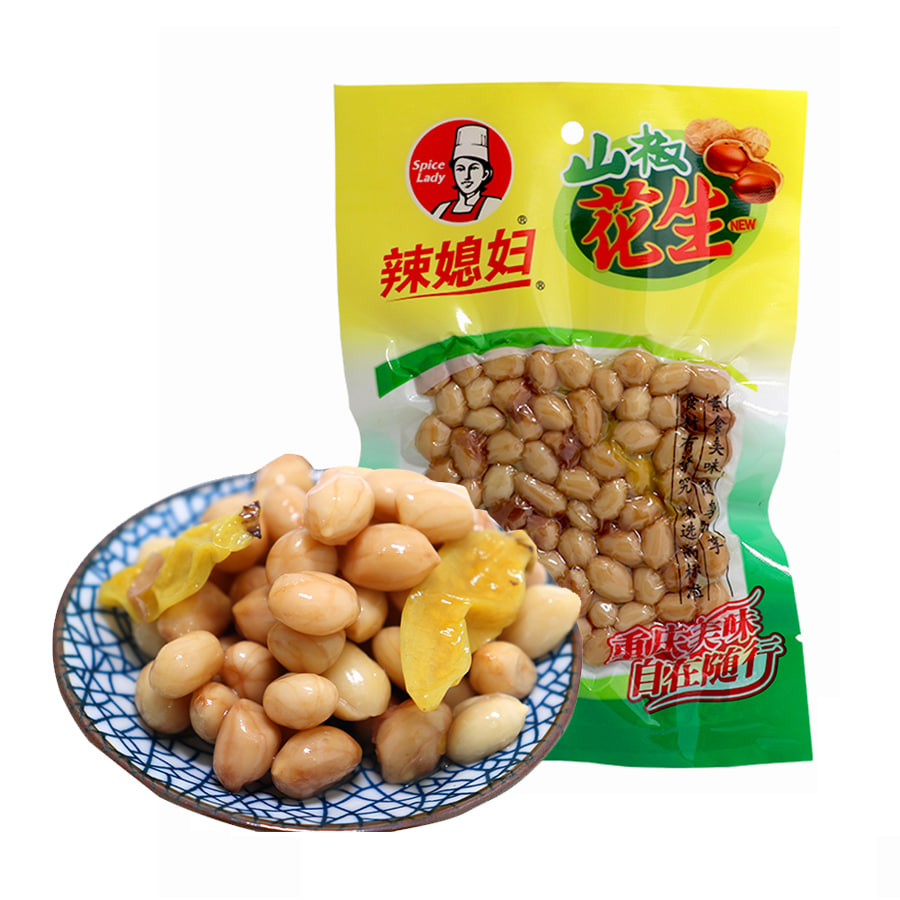 중국식품 라시푸 산초땅콩 고추절임땅콩 90g