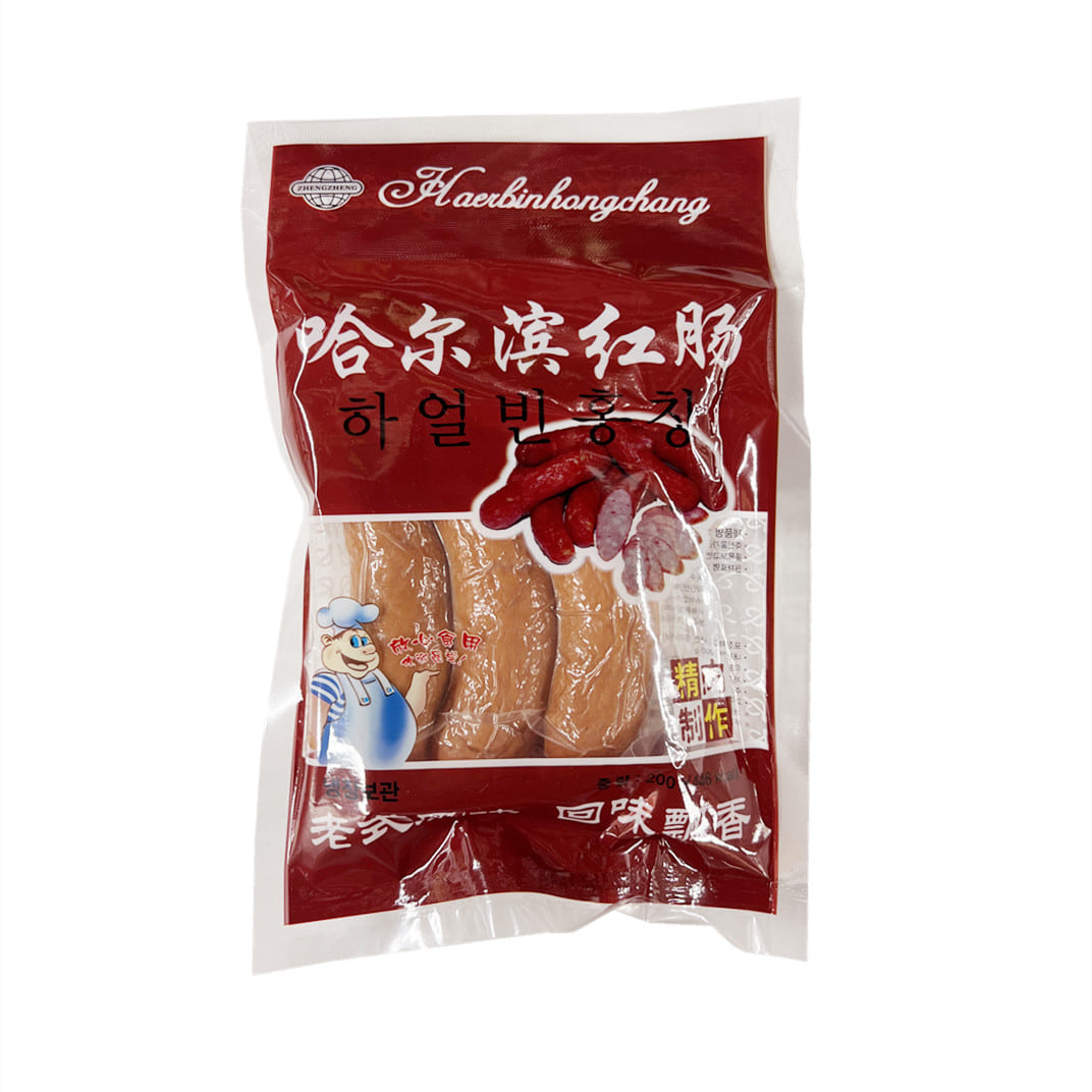 중국식품 냉장 하얼빈홍창 소세지 식재료 200g