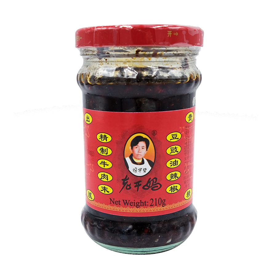 라오깐마 노깐마 소고기맛 고추기름양념 라유 소스 중국양념,조미료 210g